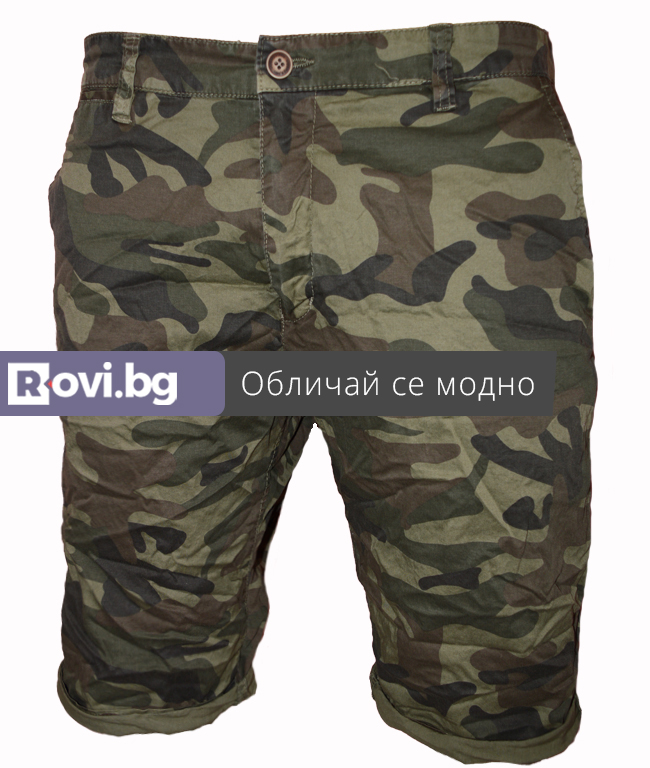 Къси мъжки панталони X013 Светли